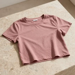 The Raw-Hem Cropped Tee